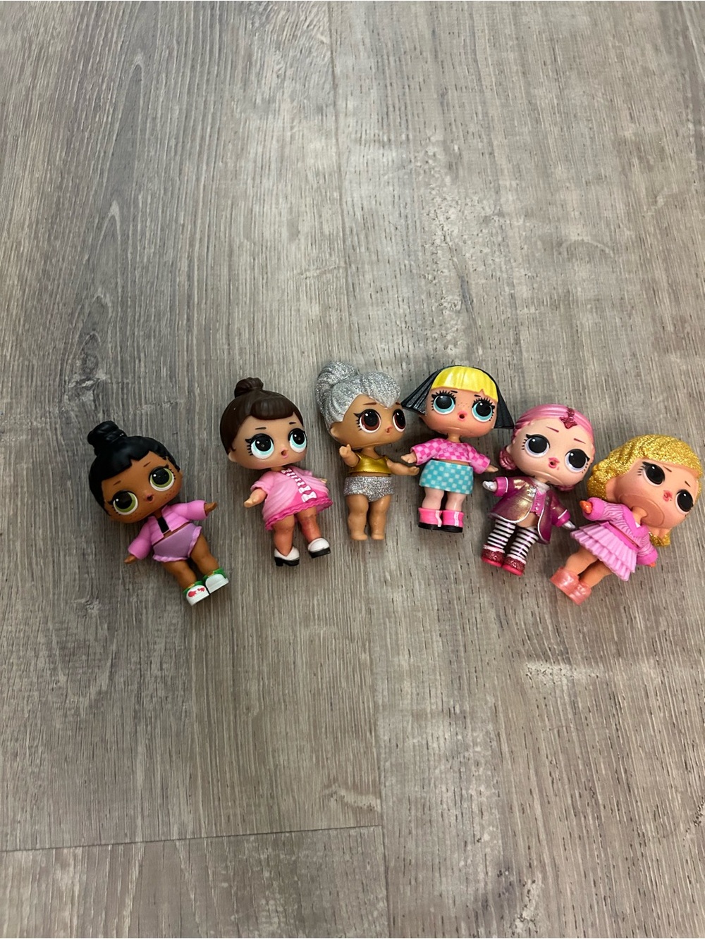 L.O.L. Surprise! Mini Dolls Assorted Pink, Gold, Silver, Blue and Black Outfits